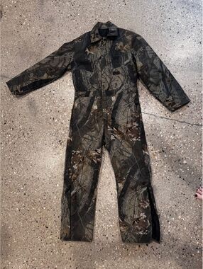 Vintage Walls Blizzard-Pruf Camo Insulated Coveralls, Men's Size Chest 38-40